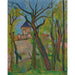Reproduktion av målningen Landskap vid Saint-Bernard (Ain) - Suzanne Valadon