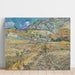 Reproduktion av målningen Landskap i Saint-Rémy - Vincent van Gogh