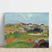 Reproduktion av målningen Landskap vid Pouldu av Paul Gauguin