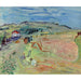 Reproduktion av målningen Landskap vid vetefält med oxar - Raoul Dufy