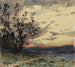 Landskap vid skymningen - Henri Joseph Harpignies — vy av konstverket