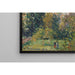 Reproduktion av målningen Landskapsbild med Två Personer, Éragny, Höst - Camille Pissarro