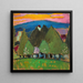 Landskap med blommor - Alexej von Jawlensky — inramlat konstverk på väggen