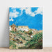 Reproduktion av målningen Landskap med person i Sagunto, Valencia - Joaquín Sorolla