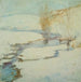 Landskapsbild vinter - John Henry Twachtman — vy av konstverket