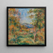 Landskapsmålning av Cagnes - Pierre-Auguste Renoir — inramlat konstverk på väggen