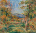 Landskapsmålning av Cagnes - Pierre-Auguste Renoir — vy av konstverket