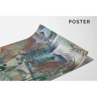 Paysage de Laon - Robert Delaunay | Reproduction Tableau Décoration murale affiche copie