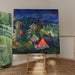 Reproduktion av målningen Landskap av Saadjärv - Konrad Mägi