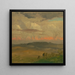 Landskap av Hudson-dalens - Frederic Edwin Church — inramlat konstverk på väggen