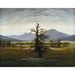Reproduktion av målningen Landskapsmålning av en by i morgonljuset - Caspar David Friedrich
