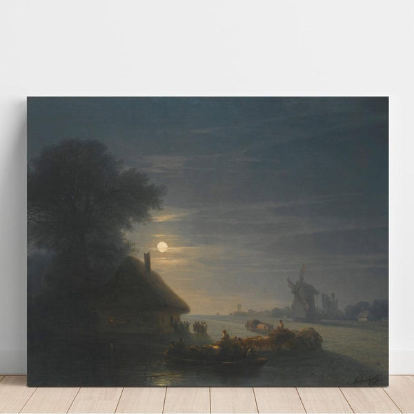 Reproduktion av målningen av ukrainskt landskap vid natt - Ivan Konstantinovich Aivazovsky