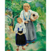 Reproduktion av målningen av traditionella klädedräkter - Moïse Kisling