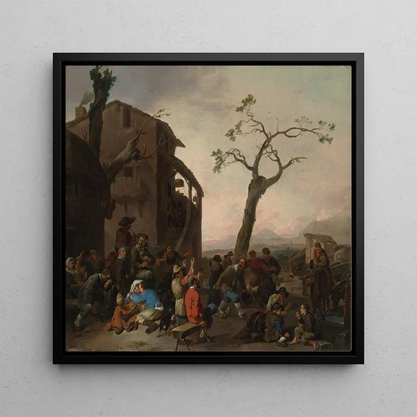 Paysans dansant - Johannes Lingelbach
