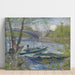 Reproduktion av målningen Fiske på våren, Clichy-bron (Asnières) - Vincent van Gogh