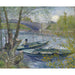 Reproduktion av målningen Fiske på våren, Clichy-bron (Asnières) - Vincent van Gogh
