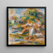 Fiskare vid linjen - Pierre-Auguste Renoir — inramlat konstverk på väggen