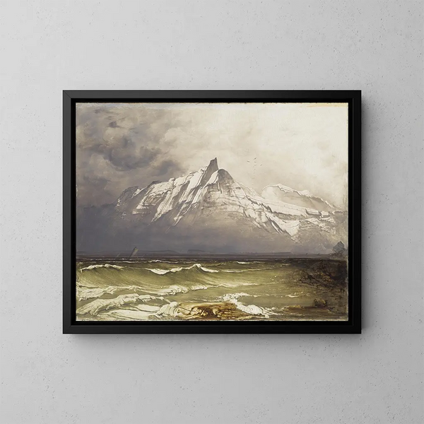 Nordland - Peder Balke — inramlat konstverk på väggen
