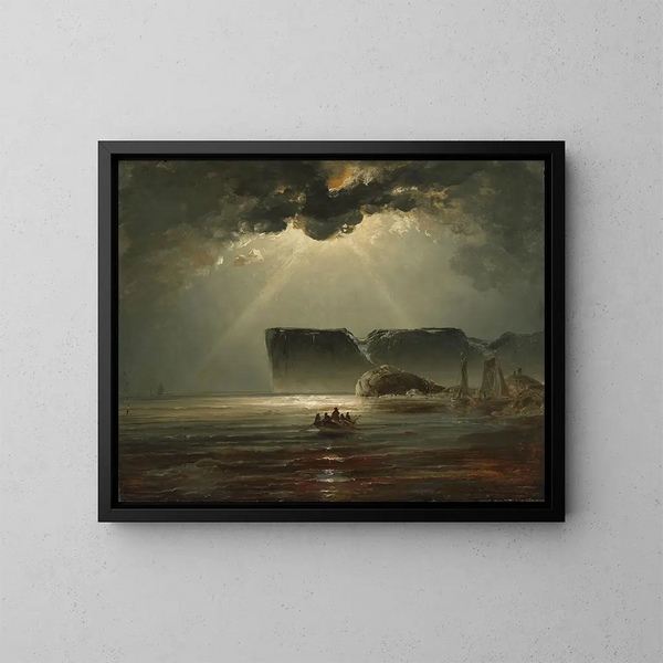 Nordkapen - Peder Balke — inramlat konstverk på väggen