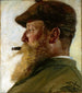 Christian Krohg - Peder Severin Krøyer — vy av konstverket