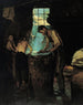 hattmakare i en italiensk landsby - Peder Severin Krøyer — vy av konstverket