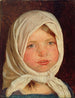 liten flicka från Hornbæk - Peder Severin Krøyer — vy av konstverket