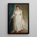 Porträtt av grevinnan Lillie Suzanne Raben-Levetzau - Peder Severin Krøyer — inramlat konstverk på väggen