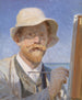 Självporträtt - Peder Severin Krøyer — vy av konstverket