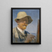 Självporträtt - Peder Severin Krøyer — inramlat konstverk på väggen