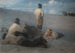 Sommarkväll på stranden i Skagen - Peder Severin Krøyer — vy av konstverket