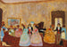 Tertulia - Pedro Figari — vy av konstverket