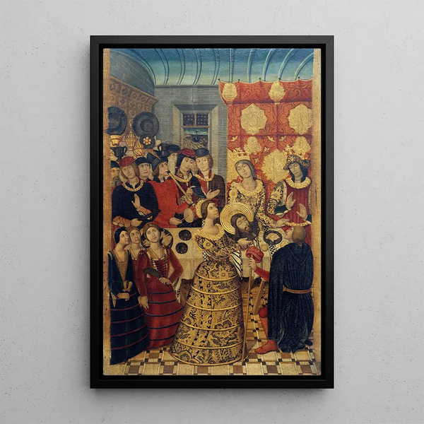 Le banquet d'Hérode - Pedro García de Benavarre — inramlat konstverk på väggen