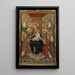 Vierge et anges - Pedro García de Benavarre — inramlat konstverk på väggen