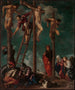 La Crucifixion - Pedro Orrente — vy av konstverket
