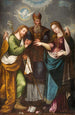 Le mariage de la Vierge - Pedro Ramírez — vy av konstverket