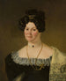 Portrait av Sara Catarine Lorentz - Pehr Berggren — vy av konstverket