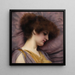 Pensées Lointaines - John William Godward — inramlat konstverk på väggen