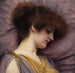Pensées Lointaines - John William Godward — vy av konstverket