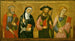 Saint Pierre, Sainte Claire, Saint Jacques le Majeur och Saint Jean l'Évangéliste - Pere Serra — vy av konstverket
