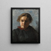 La sœur de l'artiste Ida Ilsted - Peter Ilsted — inramlat konstverk på väggen