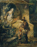 italienska mendiants idylliska - Peter Johann Nepomuk Geiger — vy av konstverket