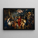 L'Adoration des mages - Peter Paul Rubens — inramlat konstverk på väggen