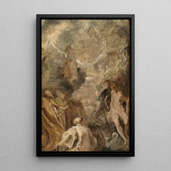 Alla helgon - Peter Paul Rubens — inramlat konstverk på väggen