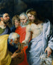 La charge du Christ à Pierre - Peter Paul Rubens — vy av konstverket
