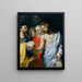 La charge du Christ à Pierre - Peter Paul Rubens — inramlat konstverk på väggen