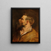 Tête d'homme barbu - Peter Paul Rubens — inramlat konstverk på väggen