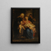 La Sainte Famille avec sainte Élisabeth et saint Jean - Peter Paul Rubens — inramlat konstverk på väggen