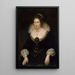 Lady Alethea Talbot, grevinna d'Arundel - Peter Paul Rubens — inramlat konstverk på väggen