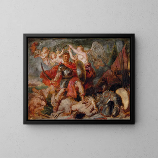 Le triomphe d'Henri IV - Peter Paul Rubens — inramlat konstverk på väggen