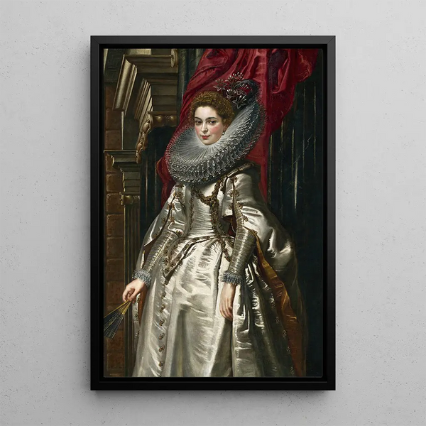 Marchesa Brigida Spinola Doria - Peter Paul Rubens — inramlat konstverk på väggen